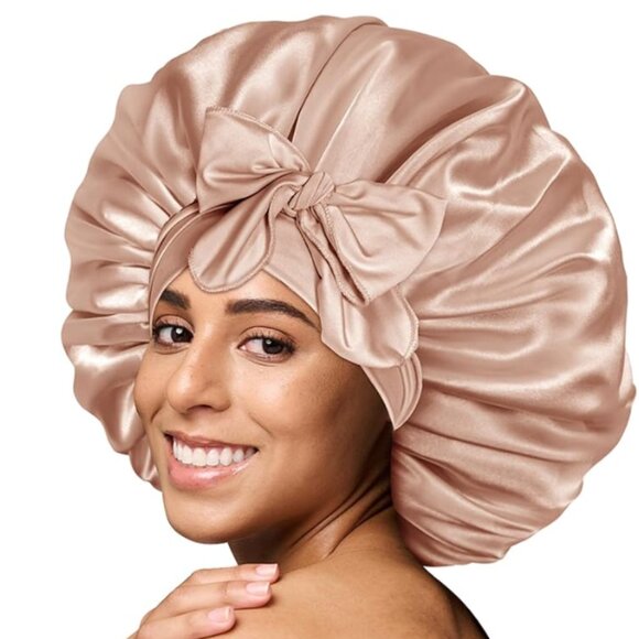 Bonnet Queen Medium Pink Hair Bonnet - Picture 7 of 7
